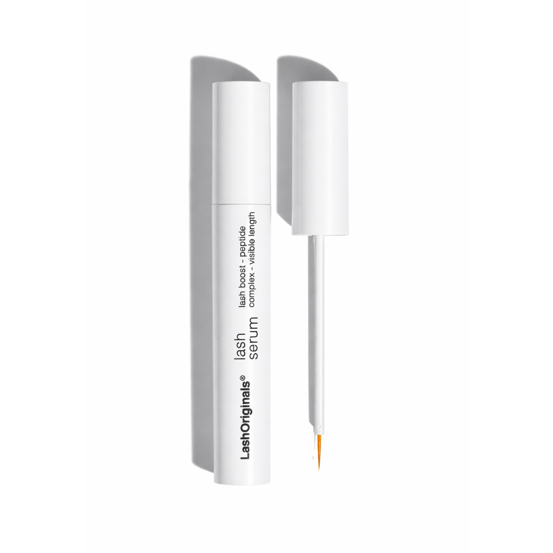 Lash serum tube with fine-tip applicator
