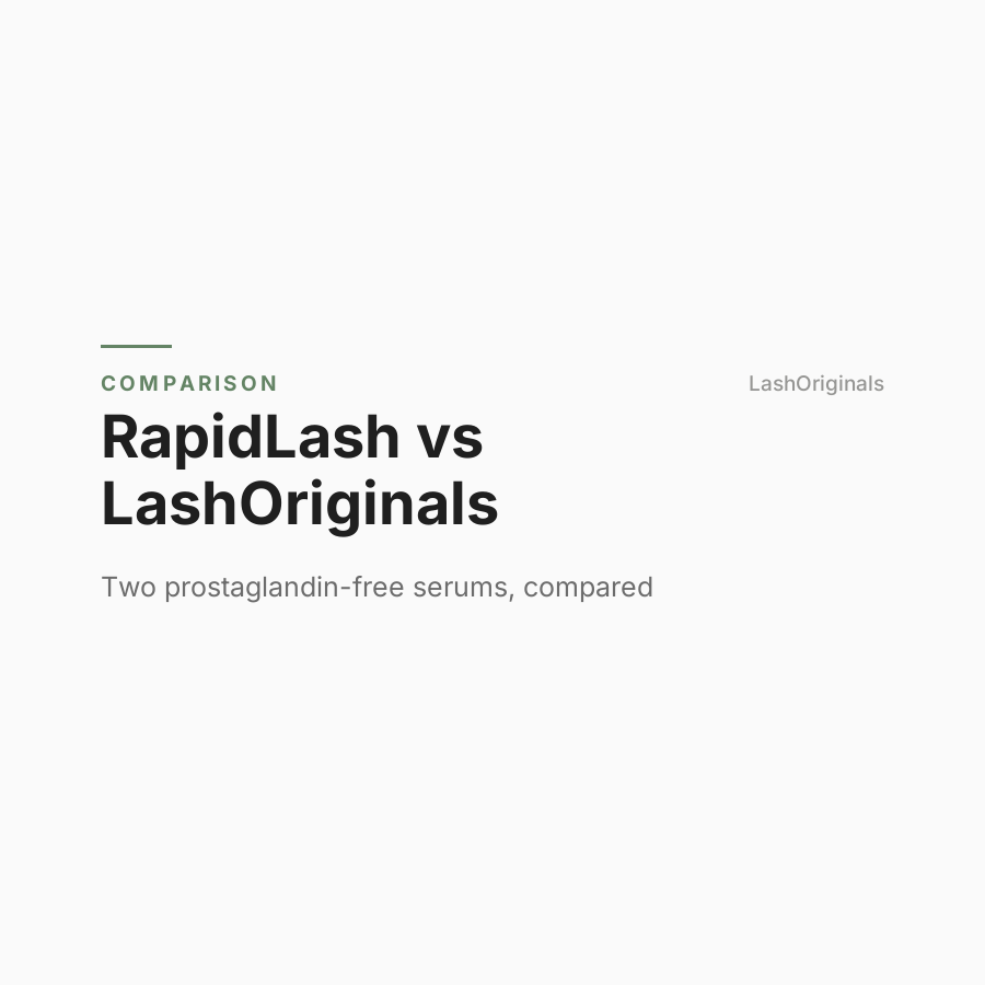 Editorial cover: RapidLash vs LashOriginals, a LashOriginals comparison
