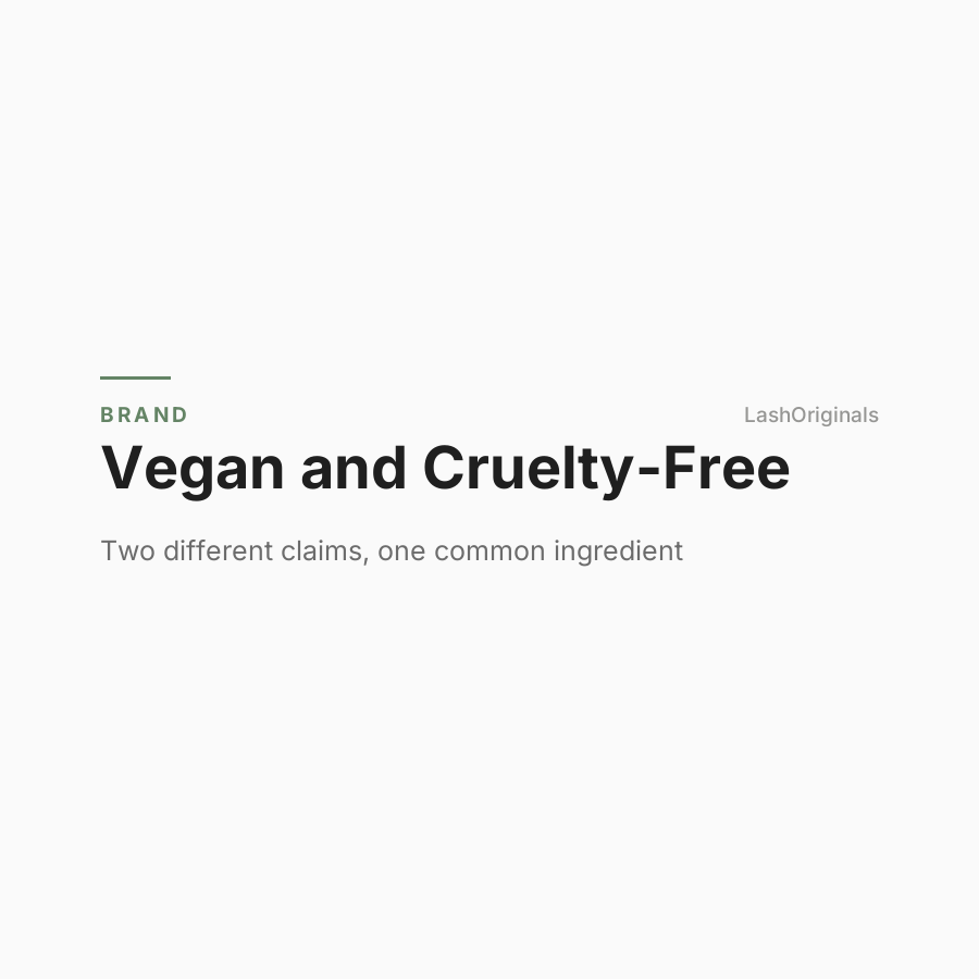 Editorial cover: Vegan and cruelty-free, a LashOriginals brand article