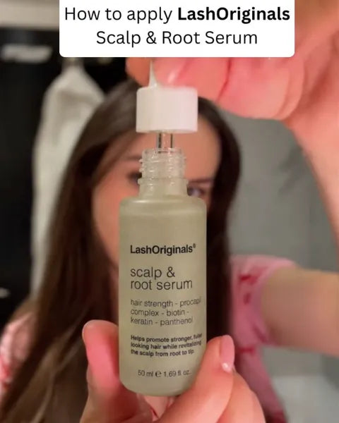 Model using a LashOriginals serum